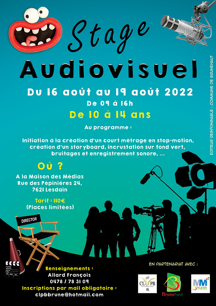 Stage Audiovisuel 2022 Brunehaut